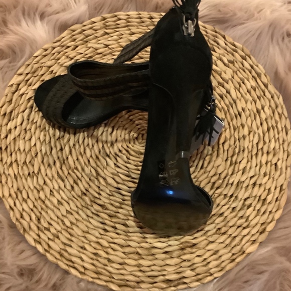 Strappy Black Heels - Picture 4 of 4